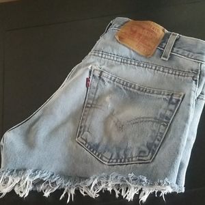 Levi's 505 cutoff shorts
